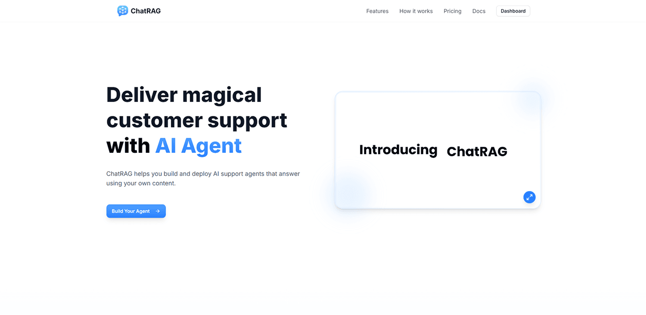 How I Built ChatRAG: An AI RAG Chatbot for Smarter SaaS Support - chatRAG blog featured image