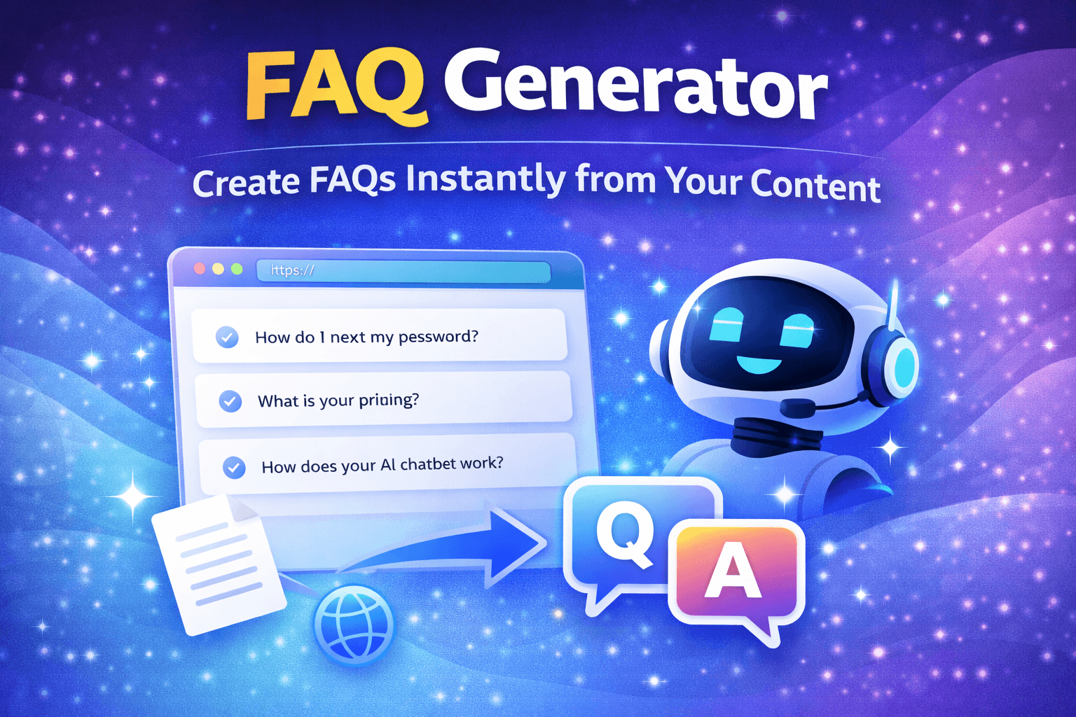 AI FAQ Generator preview